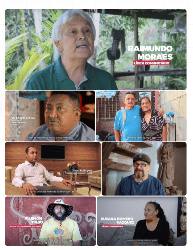 Pessoas lideres entrevistadas